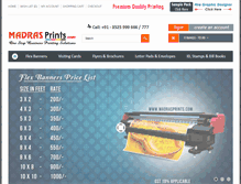 Tablet Screenshot of madrasprints.com